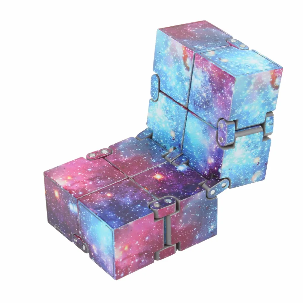 Infinity Cube Prime потрогать палец игрушка галактика снижение давления 4x4x4 см время для