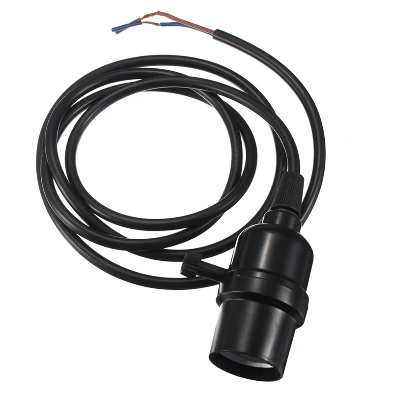 CLAITE E27 AC110-220V винт повесить держатель лампы подвесной потолок Винтаж промышленная лампа с выключателем