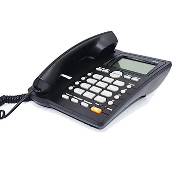 

DTMF/FSK Landline Telephone Without Battery Dual Interface Fixed Phone Call ID Handsfree Hang on Wall For Home Office Hotel