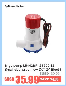 combinação terno bomba de porão 12v 1100gph