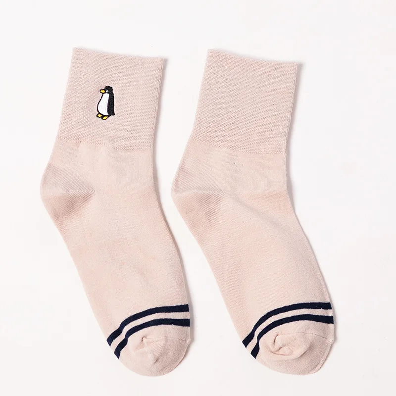 New Arrival Funny Duck Patterned Women Socks Ankle Solid Casual Cartoon Animal Summer Socks For Female Customized Funny Sox
