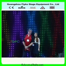 Flykostage p180mm Крытый гибкий светодиодный занавес 3 м* 6 м с системой контроллера