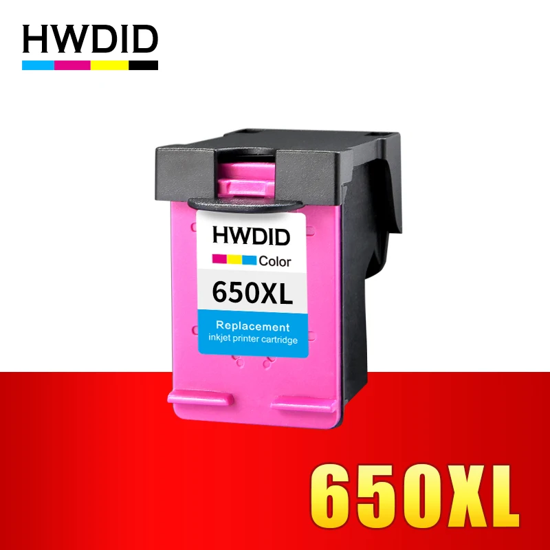 HWDID 650XL чернильный картридж Трехцветная Замена для HP 650 XL Deskjet 1015 1515 2515 2545 2645 3515 3545
