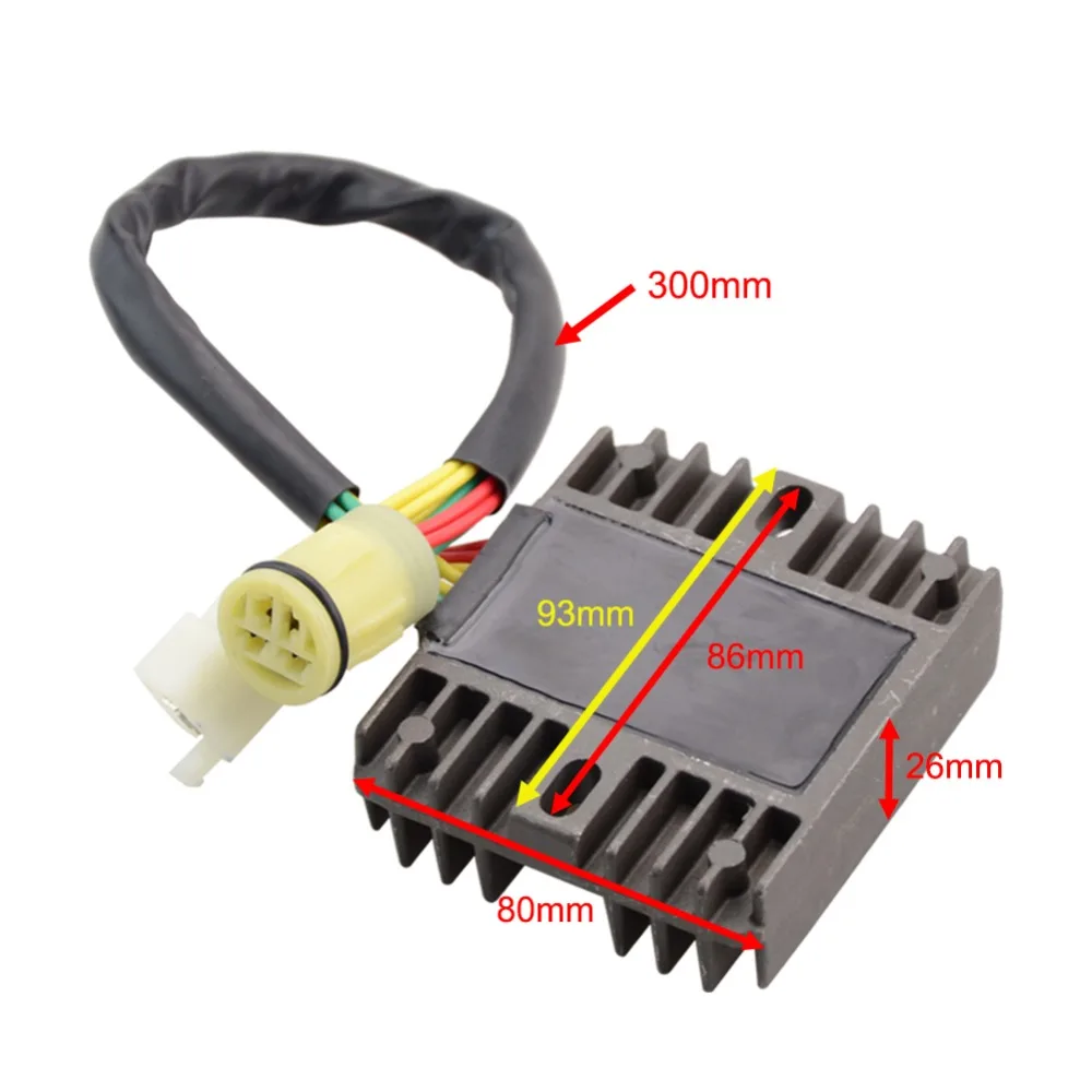 GOOFIT New Voltage Regulator Rectifier For Honda XRV750 XRV 750 P-Y 1993-03 H055-801 brand new motorcycle voltage regulator rectifier for honda nt400 bros 1988 1990 89