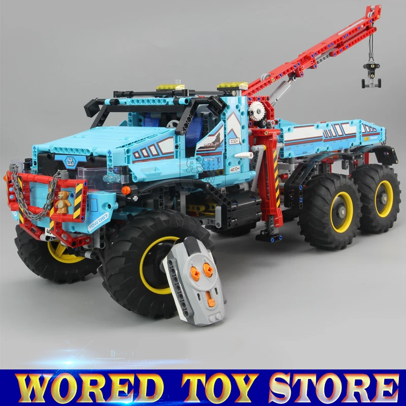 

DHL Lepin 20056 Technic Series The Ultimate All Terrain 6X6 Remote Control Truck Set Building Blocks Bricks Toys legoing 42070