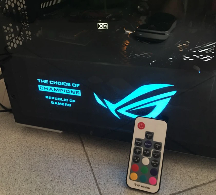 Световая панель для видеокарты размер 265x100x7 мм 4 контакта подходит GTX 1060/1070/1080/TITAN