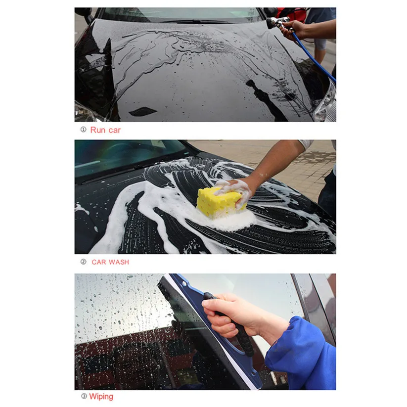 Тюнинг автомобиля щетки rundong силиконовая Автомобильная щетка для мытья окон