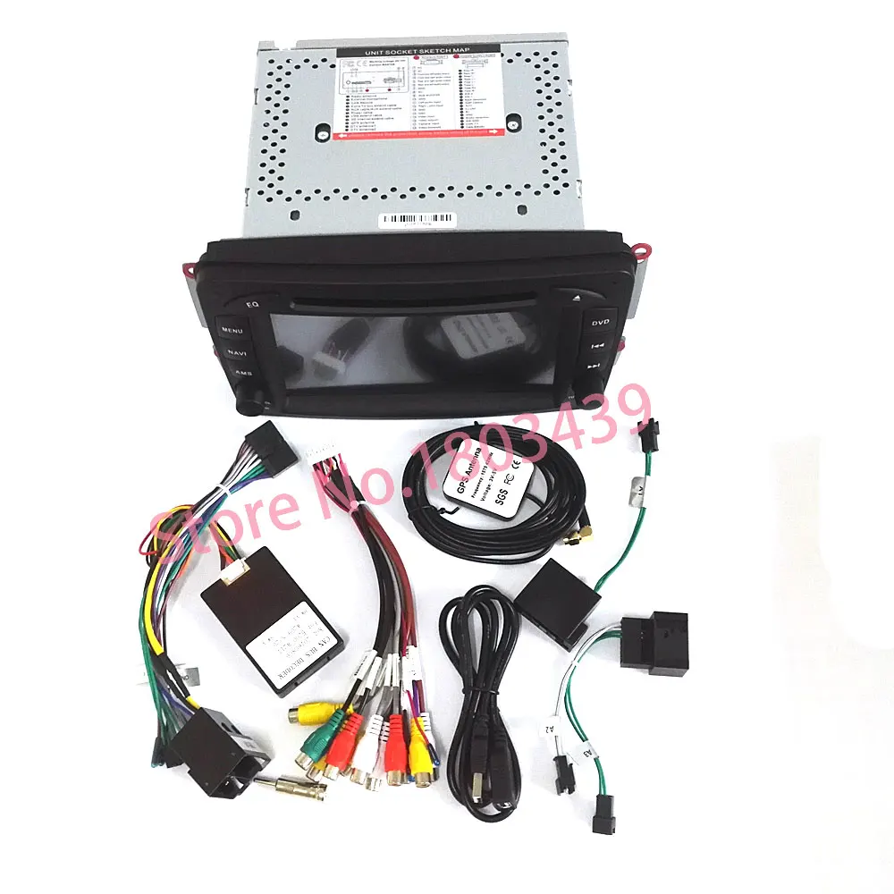 Sale 7" Android 7.1 Car DVD Multimedia player radio Stereo for Benz W203 S203 C180 C200 C220 C230 C240 C270 C280 C300 C320 C350 C32 5