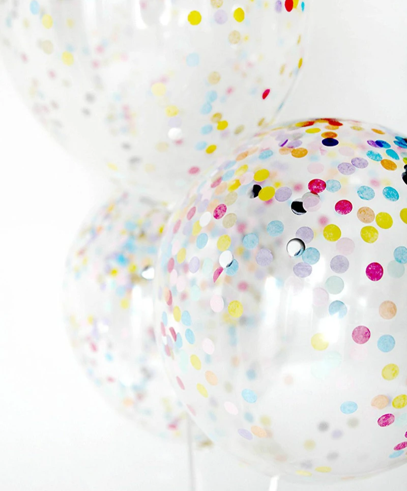 Fetes Occasions Speciales Ballons Articles De Fete 12 Confettis Rempli Ballons Joyeux Anniversaire Fete De Mariage Decoration De Noel