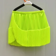 Для женщин латинская юбка для танцев A11 костюмы для девочек; платье для танцев для взрослых Одежда для сцены Костюмы Ленточки