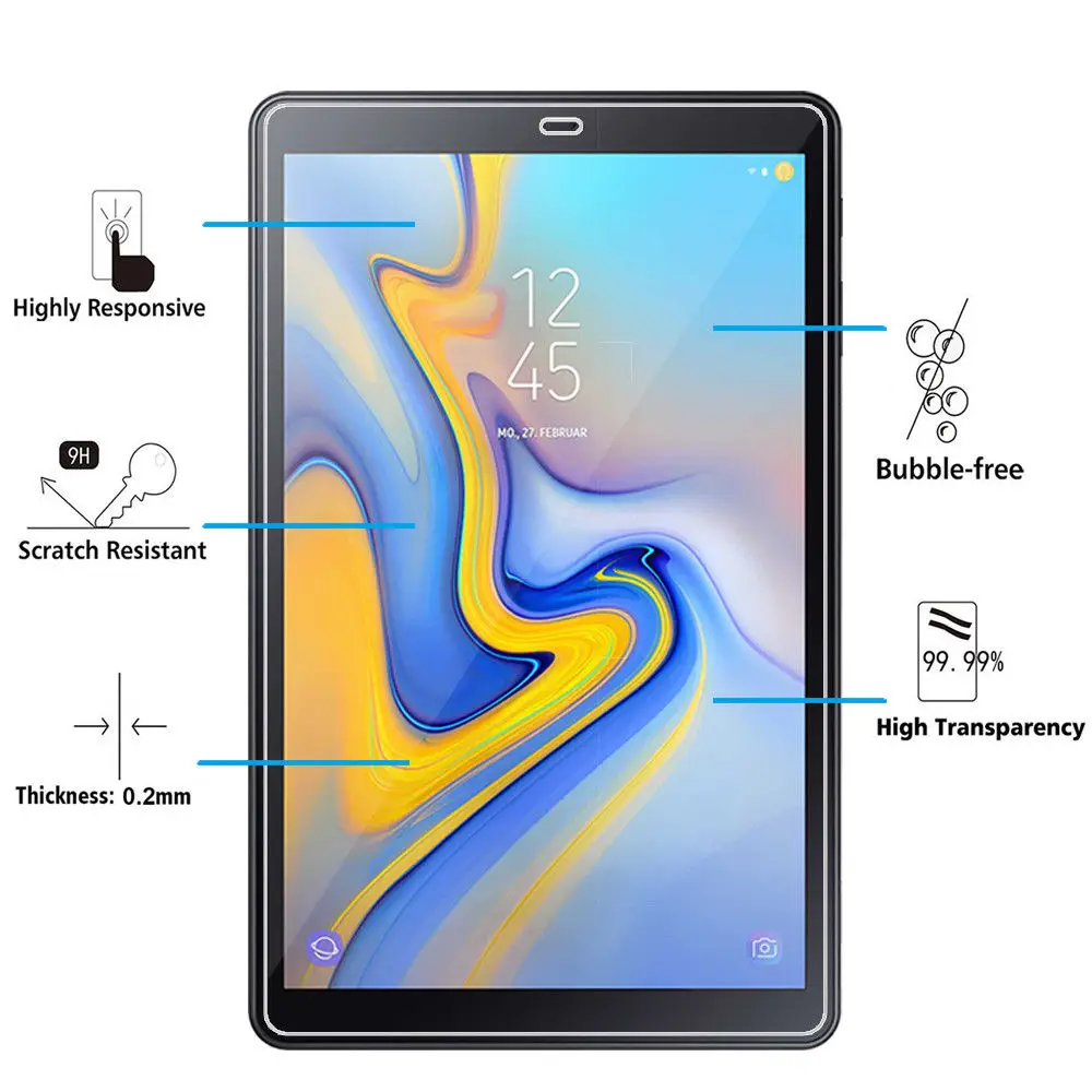 Tab A 10 5 защитная пленка из закаленного стекла для Samsung Galaxy 2018 T590 T595 SM T595|Защитные