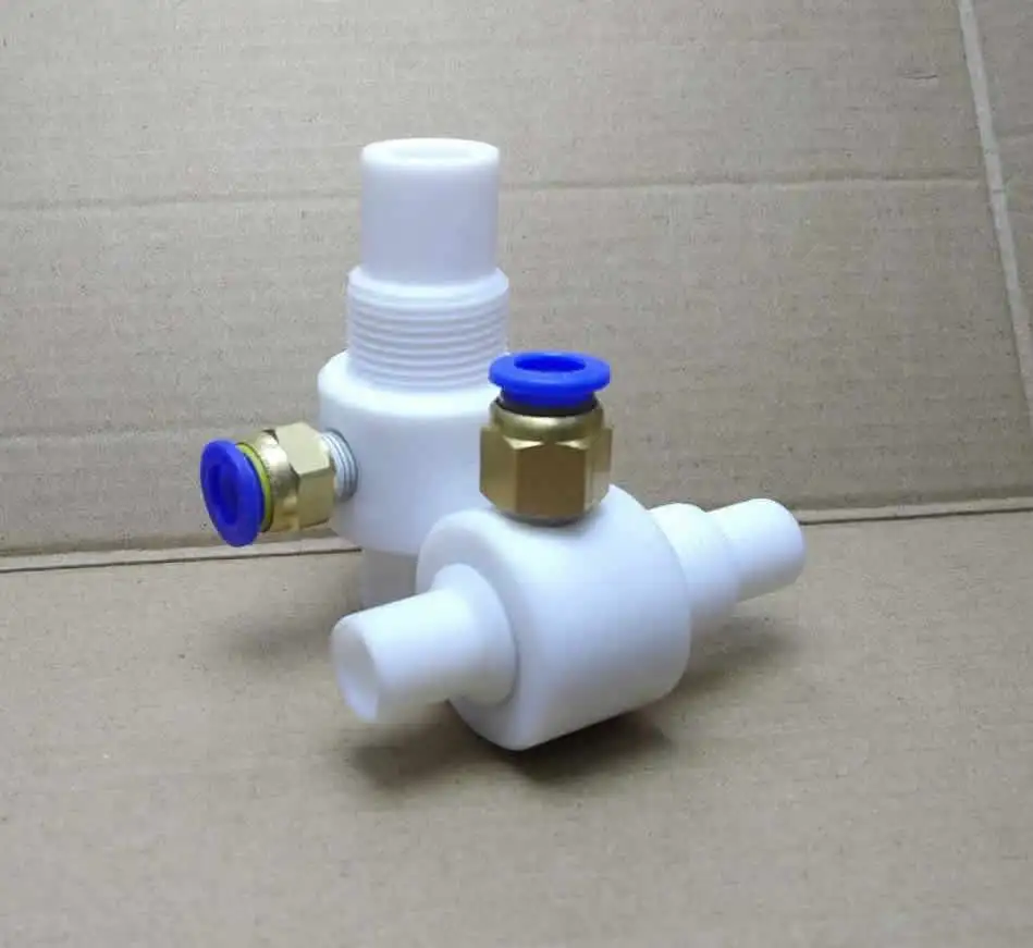 PTFE пневматический конвейер воздушный вакуумный усилитель гранулированный материал интерфейс конвейера 18, 13, 8 мм
