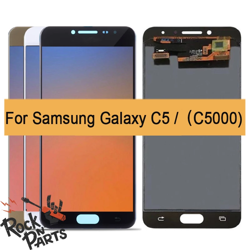 

5.2 inch SUPER AMOLED For SAMSUNG Galaxy C5 LCD Display Touch Screen Digitizer Assembly For Samsung C5 C5000 Original Parts