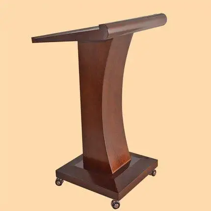 Podium Reception Desk Solid Wood Simple And Modern Meeting Teacher