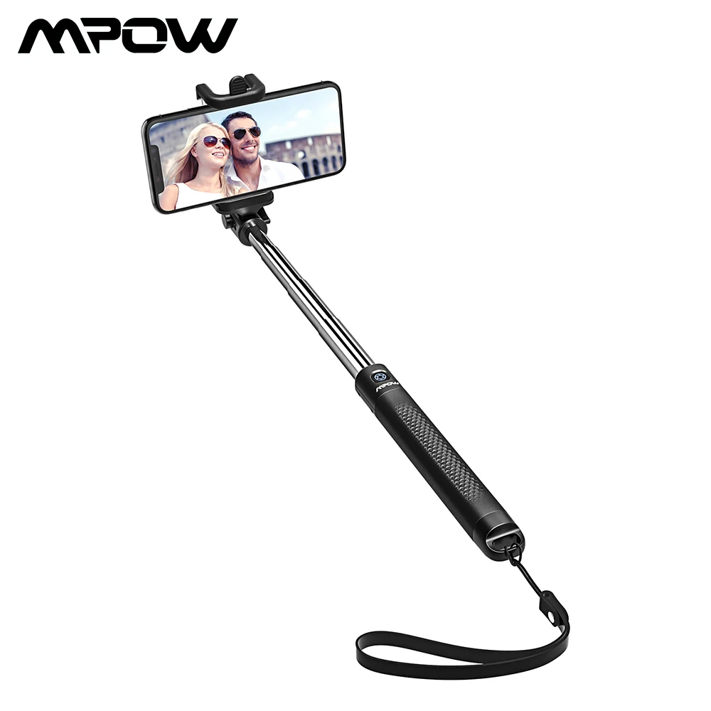 Mpow силиконовая палка для селфи Bluetooth монопод фотосъемки Беспроводная Мини