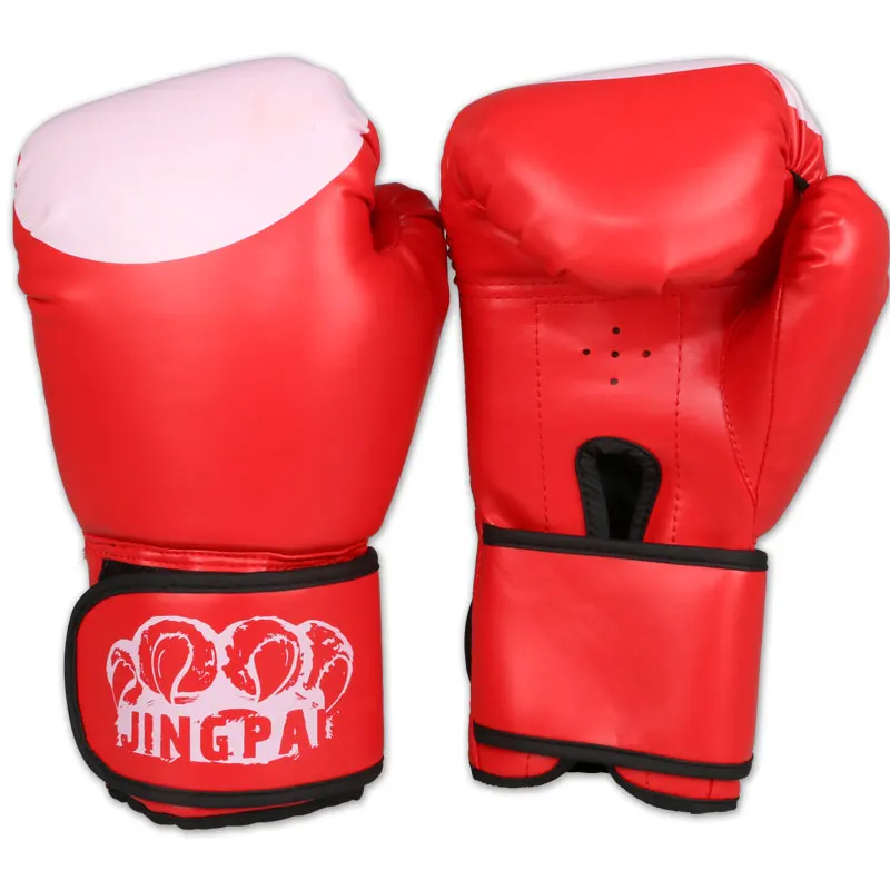 Pu Leather Boxing Gloves Gel Sparring Glove Punching Bag Mitts Training