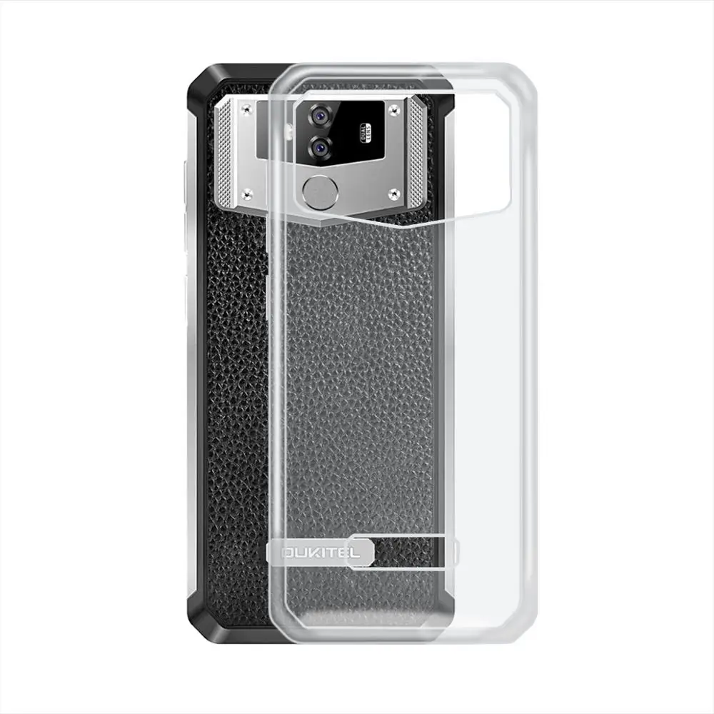 Для Oukitel K12 полная защита противоударный ТПУ силиконовый прозрачный чехол