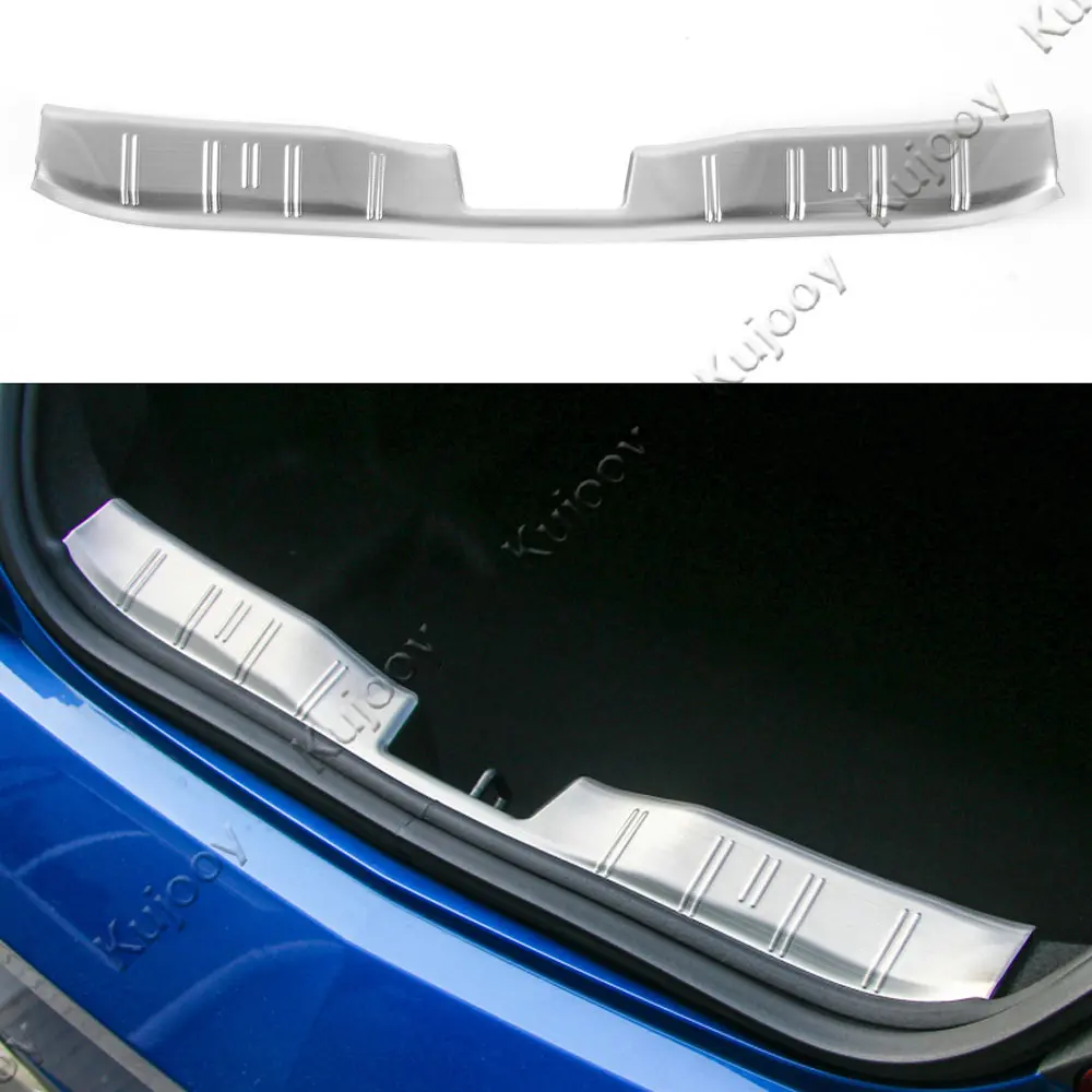 

Chrome Stainless Steel Car Trunk Interior Guard Board Bumper Trim Cover Frame Panel Car Accessories For 2017+ Chevrolet Camaro