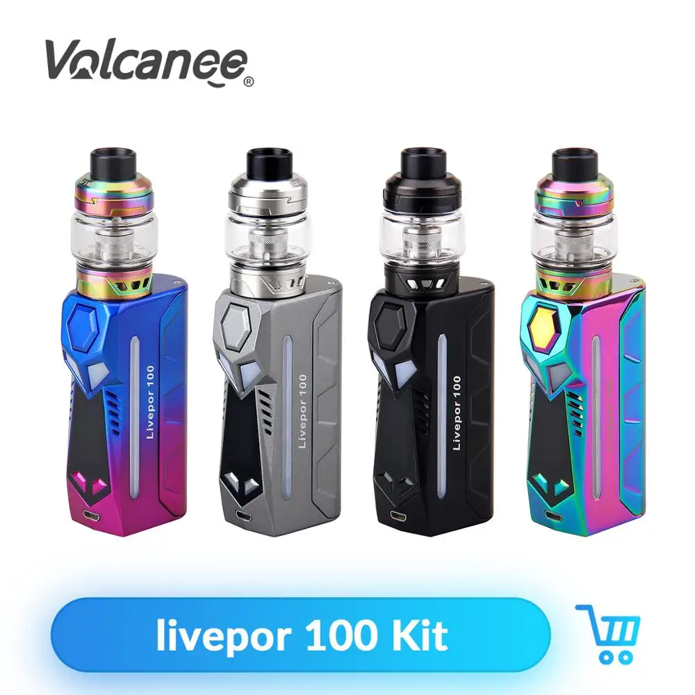 Yosta Livepor 100 Box Kit Singel Battery 18650 Ti/Ni200/SS316/BYPASS Mode быстрая скорость стрельбы электронные