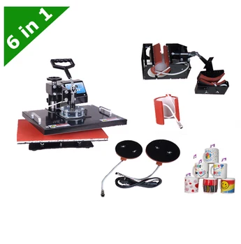 

6 in 1 T Shirt,semi auto magnetic sublimation printing machine sublimation tshirt transfer machine