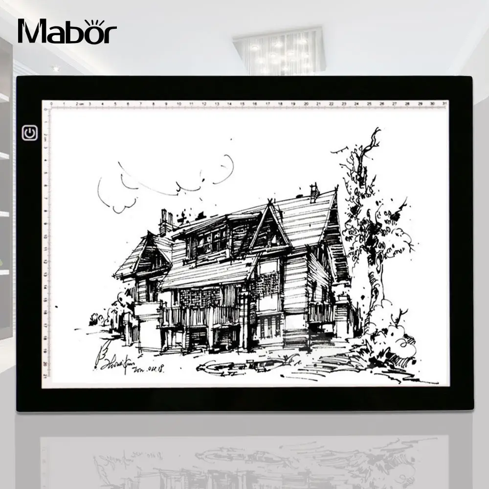 

LED Tracing Light Box Board Artist Tattoo A4 Drawing Pad Display Stencil