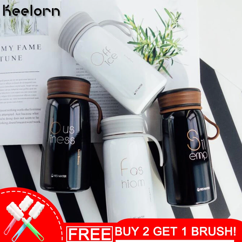

Keelorn 400ml Fashion Vacuum Flask Thermoses Cup 304 Stainless Steel Mini Portable Solid Color Mug Thermal Insulation Vacuum Cup