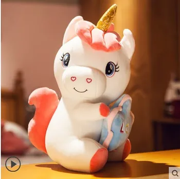 

2019 New arrival 32cm/45cm Cute unicorn animal plush doll toy for children birthday gift
