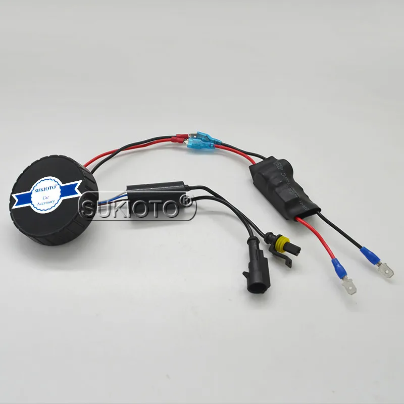 SUKIOTO Car Headlights Kit 55W H7 Xenon lights with Round Ballast 4300K 5000K 6000K 8000K Metal H7 H7T AC Canbus Headlamp Kit