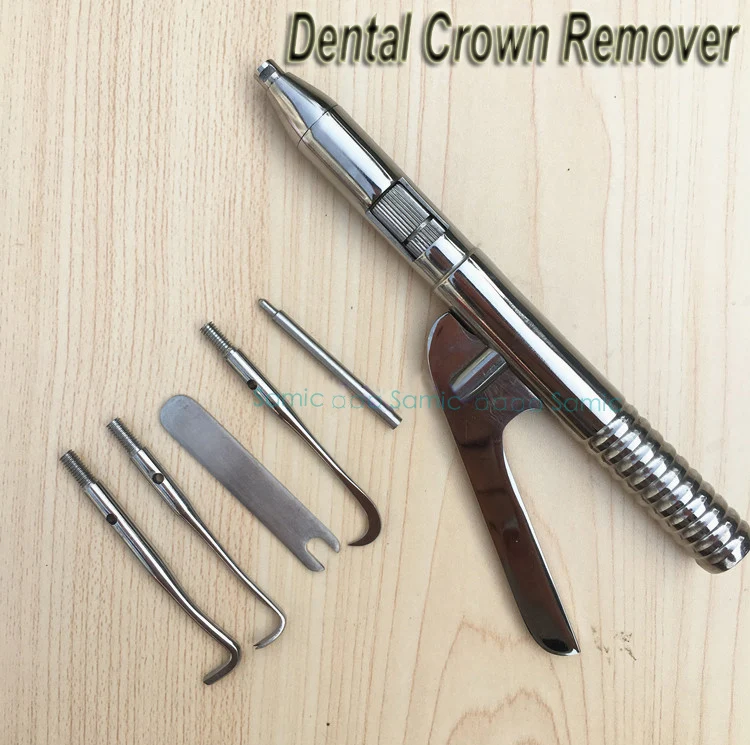 Automatic Singlehanded Crown Remover Set Stainless Steel Dental