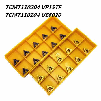 

Carbide insert TCMT110204 VP15TF UE6020 metal turning tool external turning tools CNC tool lathe tool TCMT 110204 milling cutter