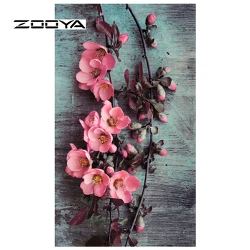 

ZOOYA Diamond Embroidery Sale Full Diamond Painting Flowers Needlework DIY Diamond Mosaic Picture of Rhinestones 3D Decor RF1645
