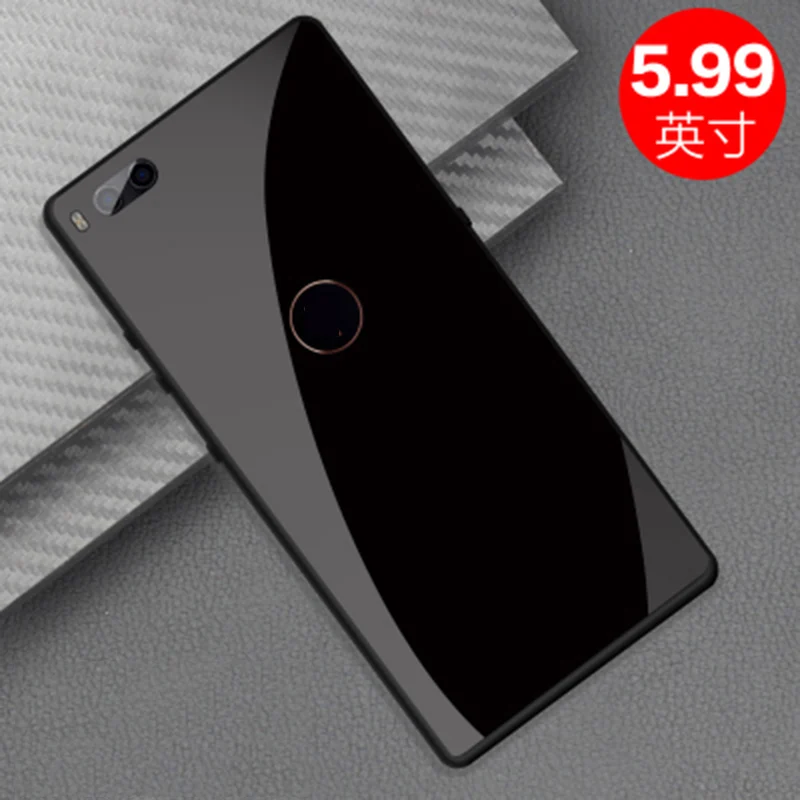 Черный Чехол для смартфона Smartisan Nut 3, чехол для телефона Smartisan Nut3, мягкий силиконовый чехол из закаленного стекла для задней панели Smartisan3, противоударный чехол - Цвет: Черный