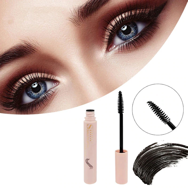 

4D Silk Fiber Lash Mascara Waterproof Mascara for Eyelash Extension Black Thick Lengthening Eye Lashes Cosmetics TSLM2