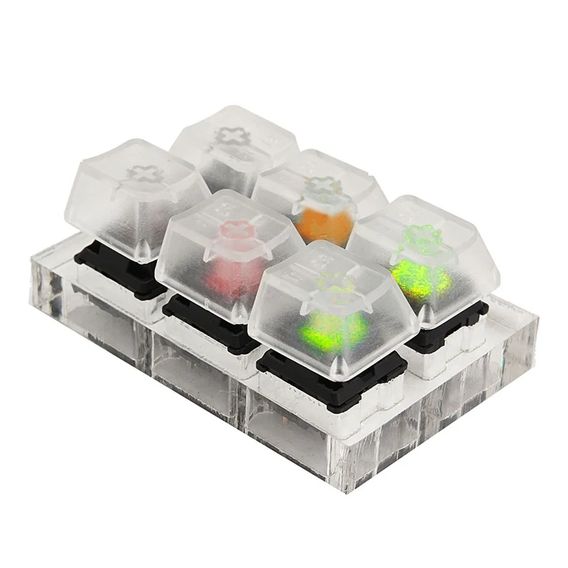 6 Key Caps Mechanical Keyboard Clear Keycaps Swit6X Mechanical Keyboard
