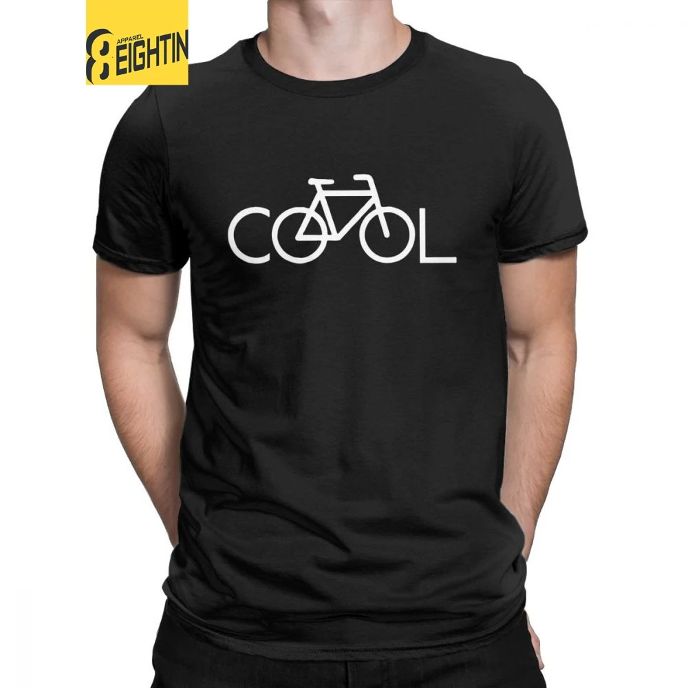 

Man T Shirt Bike It's Cool Leisure Short Sleeved Tees O Neck Clothes 100% Cotton Large Size T-Shirt