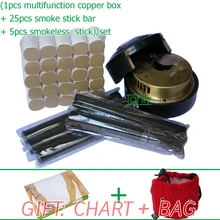 Wholesale & Retail Traditional moxibustion tool multifunction beauty health moxa set 33pcs/set