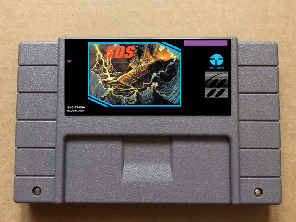 

SOS USA-NTSC version 16 bit 46 pins video games !