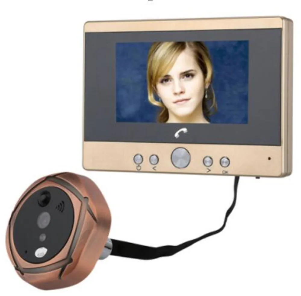 

4.3 Inch 165 Degree Wide Angle Intercom Doorbell 2MP Peephole Viewer
