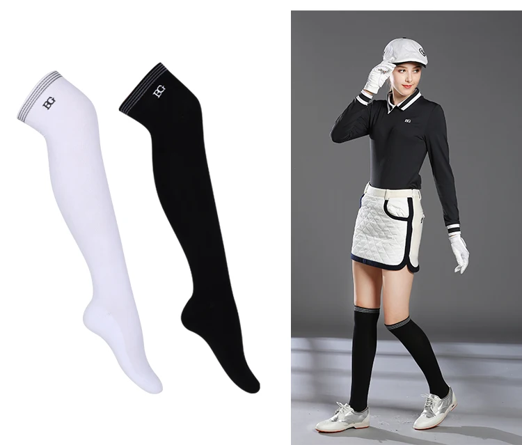 

BG Golf Clothing Accessories Women's GOLF Stretch Warm Ball Socks 12pairs/dozen Women's Sports Towel Bottom Socks