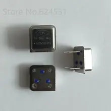 Oscilador de cristal ativo, relógio quadrado de meio tamanho dip-10 peças 50mhz 50.000mhz 50m em linha 4 osc osc