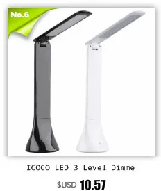 ICOCO 6 Вт светодиодный USB светильник для чтения с регулируемой яркостью и зажимом для ноутбука, ноутбука, пианино, кровати, изголовья стола, Портативный Ночной светильник