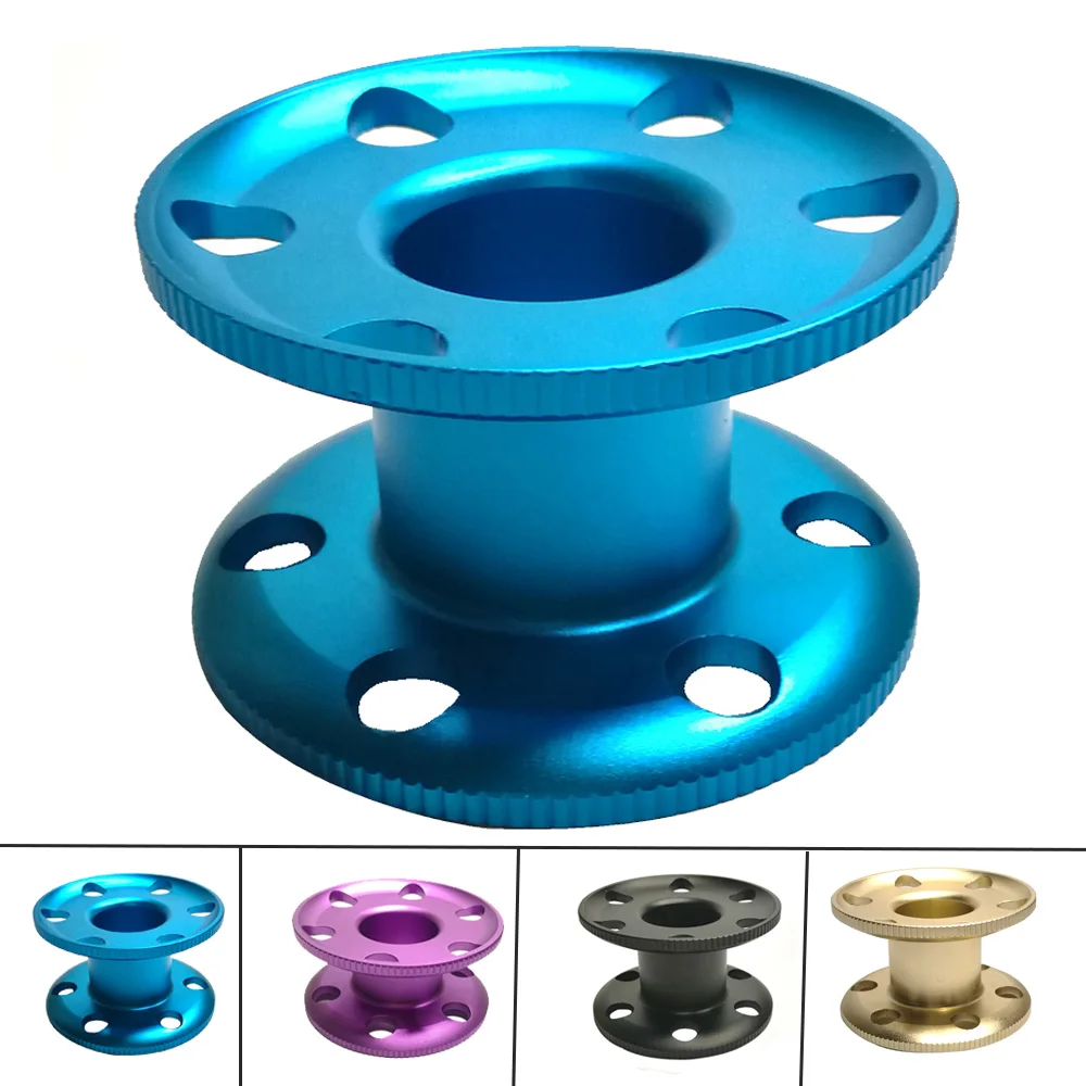 

Aluminum Alloy Scuba Diving BlankReel Empty Finger Spool for Underwarter Divers Snorkeling Equipment Gear Purple