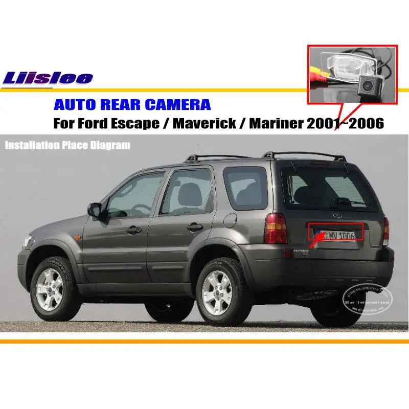 

Liislee Car Rear Camera / Reverse Camera For Ford Escape / Maverick / Mariner 2001~2006 / License Plate Lamp OEM / Night Vision