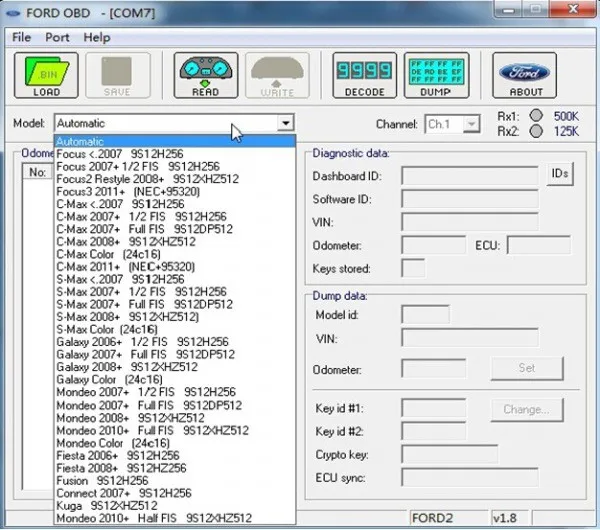 Лучшая цена OBD2 одометр корректный и иммобилайзер инструмент для программирования ключей для Ford и CD