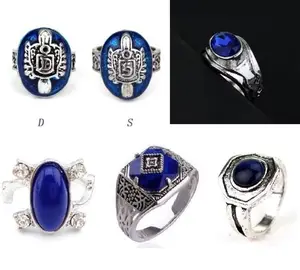 The Vampire Diaries Ring Elena Caroline Damon Stefan Mikaelson Ring Classic Zine Alloy Ring