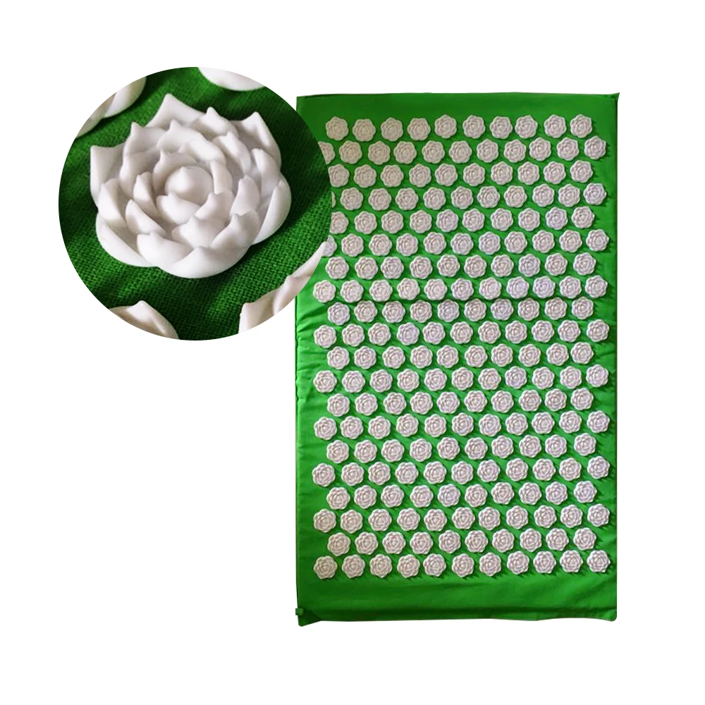 Rose Shape Shakti Mat 25nails/spike Acupressure Head Back Massage Pad