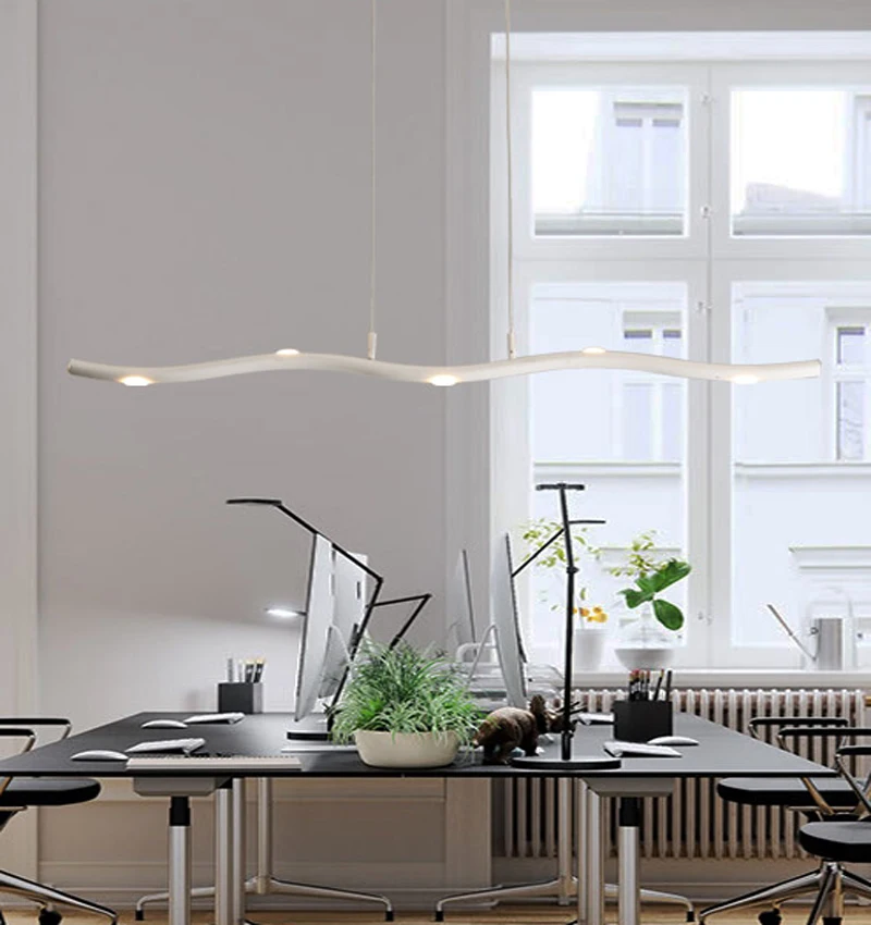 AC220V Nordic минималистский люстра современная люстра со светодиодами для гостиная столовая Спальня кабинет блеск освещение служебных помещений