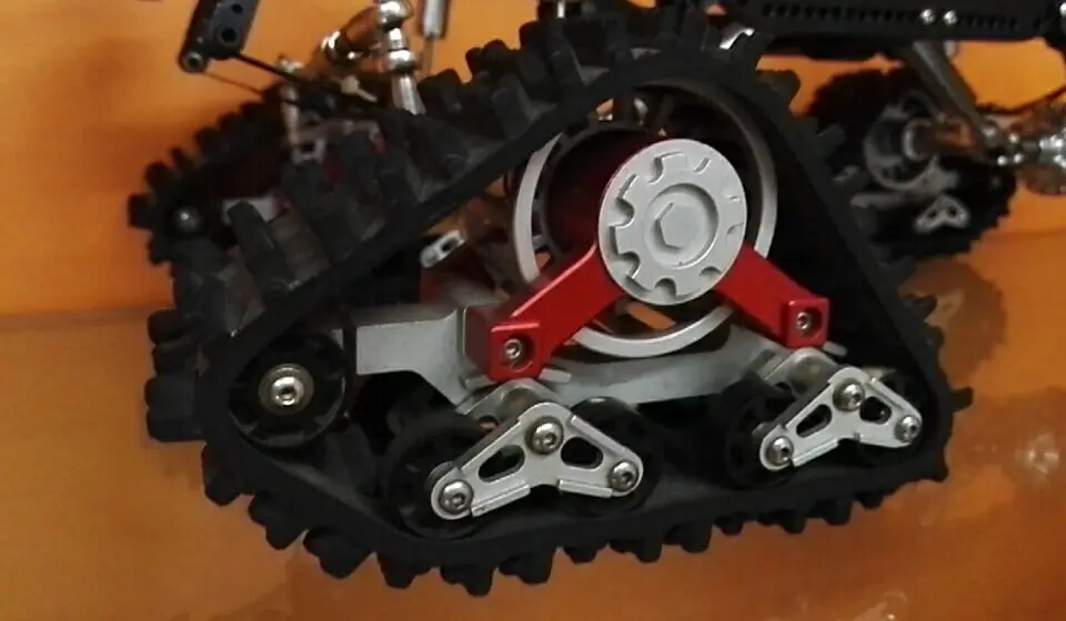 Алюминиевый сплав задний Snomobile & Sandmobile Конвертация для Slash2WD Stampede2WD Rustler 2 шт 1