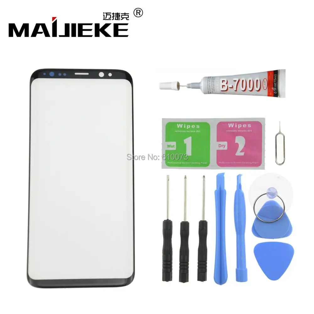 Внешнее стекло для объектива MAIJIEKE S9 Plus сменная крышка Samsung Galaxy S8 S8plus Note 8 ЖК + клей