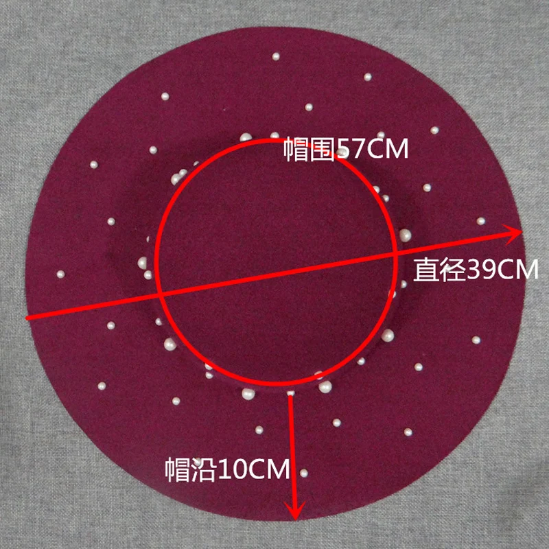 Осенне-зимняя женская шерстяная фетровая шляпа шляпы Федора и трибли с жемчугом, трендовая Кепка с широкими полями, европейская, американская Женская Солнцезащитная шляпа, GH-255